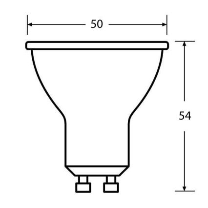 Λαμπτήρας LED ECO GU10/5W/230V 2700 K 350lm