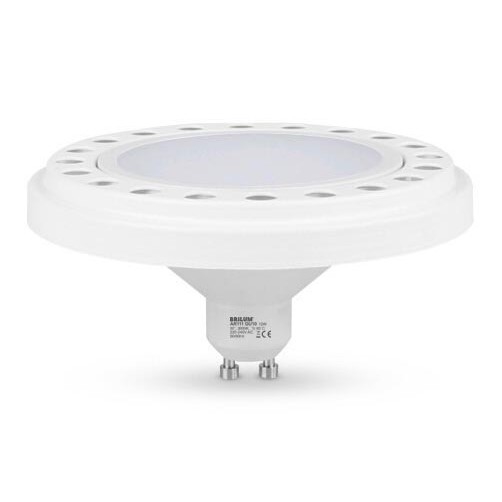 Λαμπτήρας LED ECOLINE AR111 GU10/12W/230V 3000K 120° λευκό - Brilagi