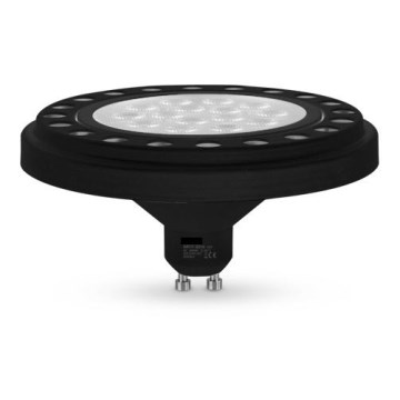 Λαμπτήρας LED ECOLINE AR111 GU10/15W/230V 3000K 30° μαύρο - Brilagi