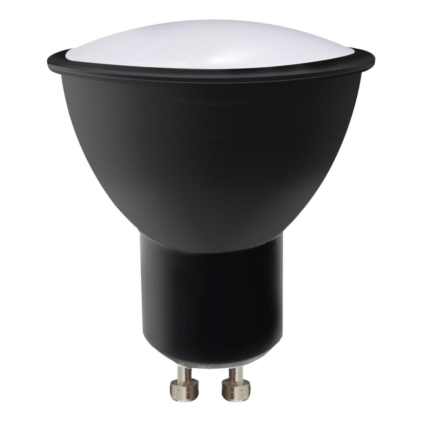 Λαμπτήρας LED ECOLINE GU10/8,5W/230V 4000K μαύρο - Brilagi