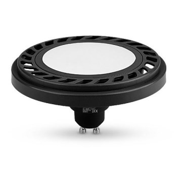 Λαμπτήρας LED ECOLINE SOFT AR111 GU10/9W/230V 3000K 120° μαύρο - Brilagi