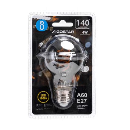 Λαμπτήρας LED FILAMENT A60 E27/4W/230V 1800K - Aigostar
