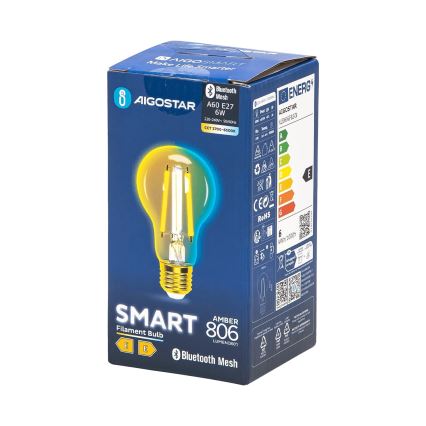 Λαμπτήρας LED FILAMENT A60 E27/6W/230V 2700-6500K - Aigostar