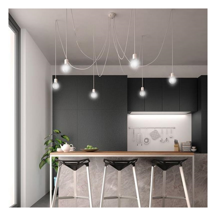 Λαμπτήρας LED WHITE FILAMENT A60 E27/9W/230V 4000K