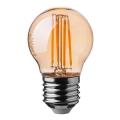 Λαμπτήρας LED FILAMENT AMBER G45 E27/4W/230V 2200K