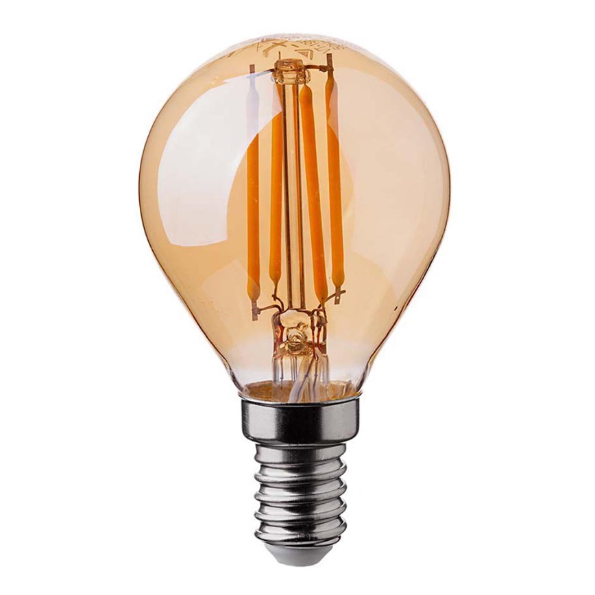 Λαμπτήρας LED FILAMENT AMBER P45 E14/4W/230V 2200K