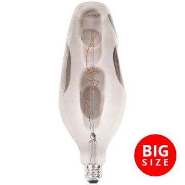 Λαμπτήρας LED FILAMENT BUMPED SMOKE BT110 E27/4W/230V 2000K