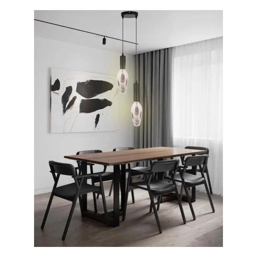Λαμπτήρας LED FILAMENT BUMPED SMOKE BT110 E27/4W/230V 2000K