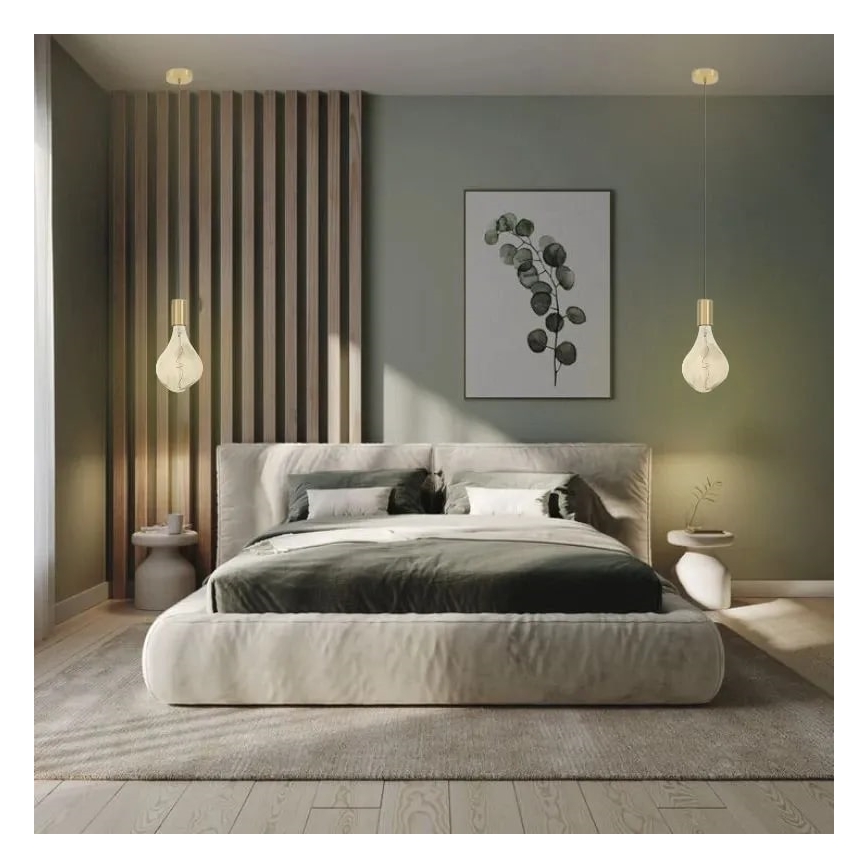 Λαμπτήρας LED FILAMENT BUMPED SMOKE ET160 E27/4W/230V 2000K