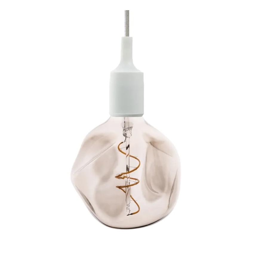 Λαμπτήρας LED FILAMENT BUMPED SMOKE G125 E27/4W/230V 2000K smoky