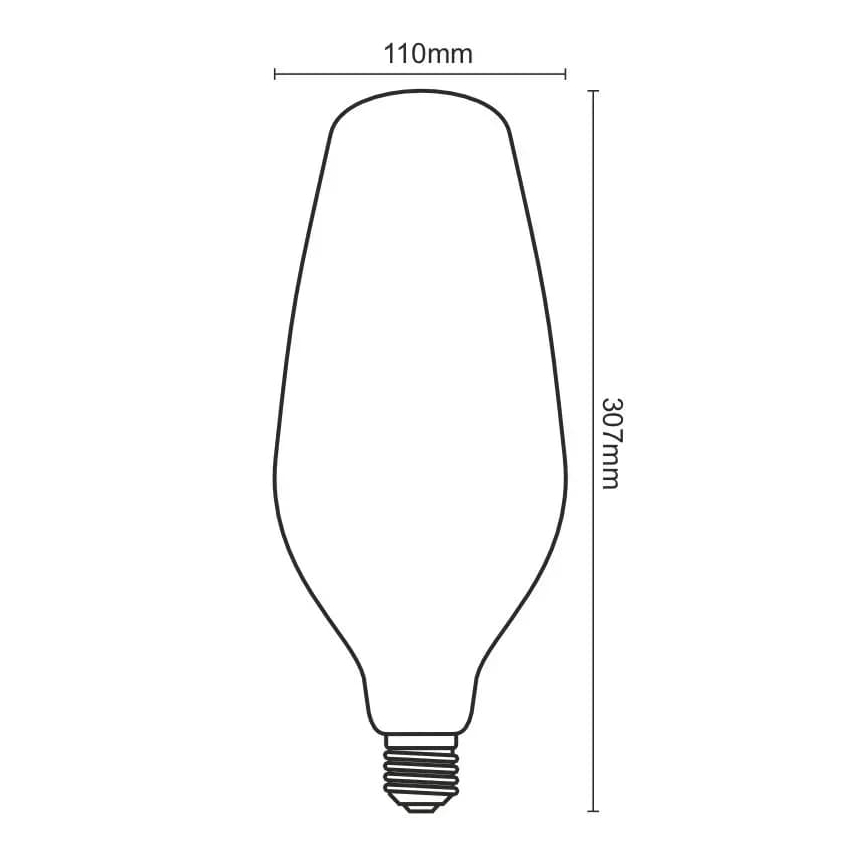 Λαμπτήρας LED FILAMENT BUMPED VINTAGE BT110 E27/4W/230V 2000K