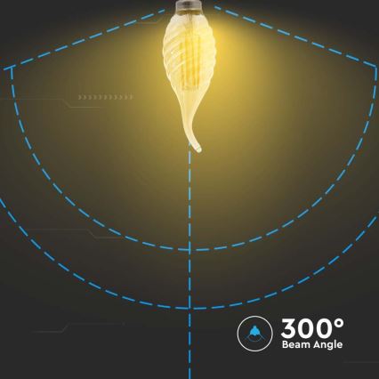 Λαμπτήρας LED FILAMENT E14/4W/230V 2200K