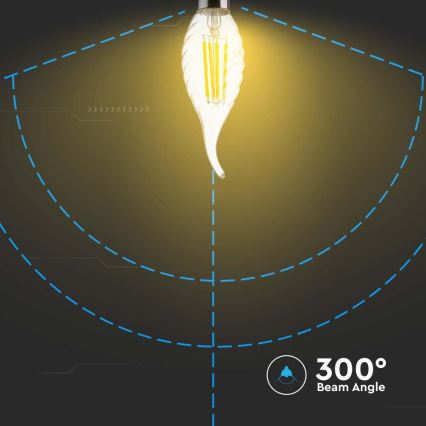 Λαμπτήρας LED FILAMENT E14/4W/230V 4000K