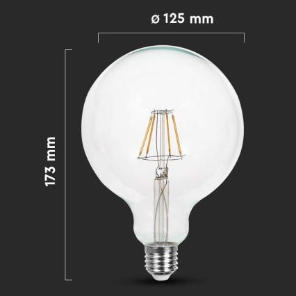 Λαμπτήρας LED FILAMENT G125 E27/10W/230V 4000K