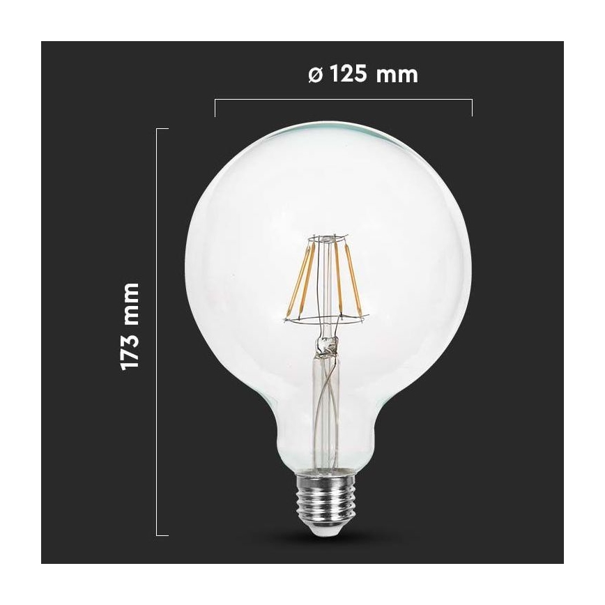 Λαμπτήρας LED FILAMENT G125 E27/10W/230V 4000K