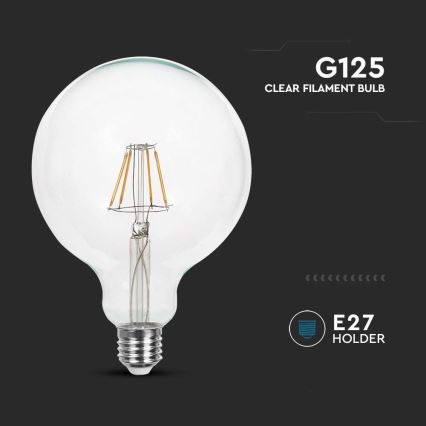 Λαμπτήρας LED FILAMENT G125 E27/10W/230V 6400K