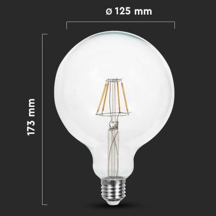 Λαμπτήρας LED FILAMENT G125 E27/10W/230V 6400K