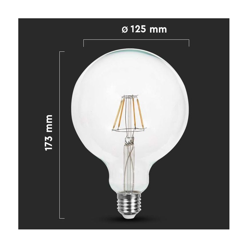 Λαμπτήρας LED FILAMENT G125 E27/10W/230V 6400K