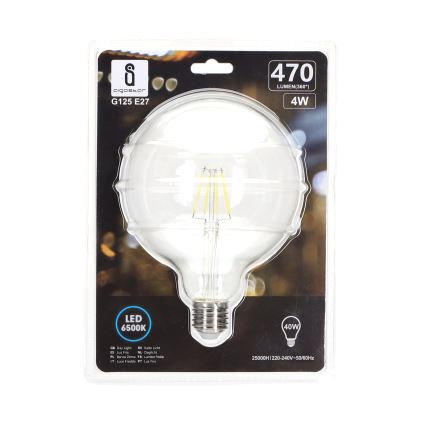 Λαμπτήρας LED FILAMENT G125 E27/4W/230V 6500K - Aigostar