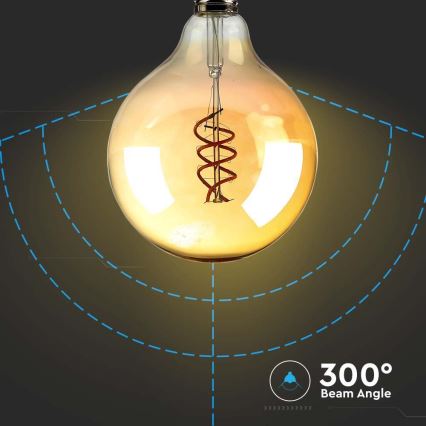 Λαμπτήρας LED FILAMENT G125 E27/6W/230V 1800K