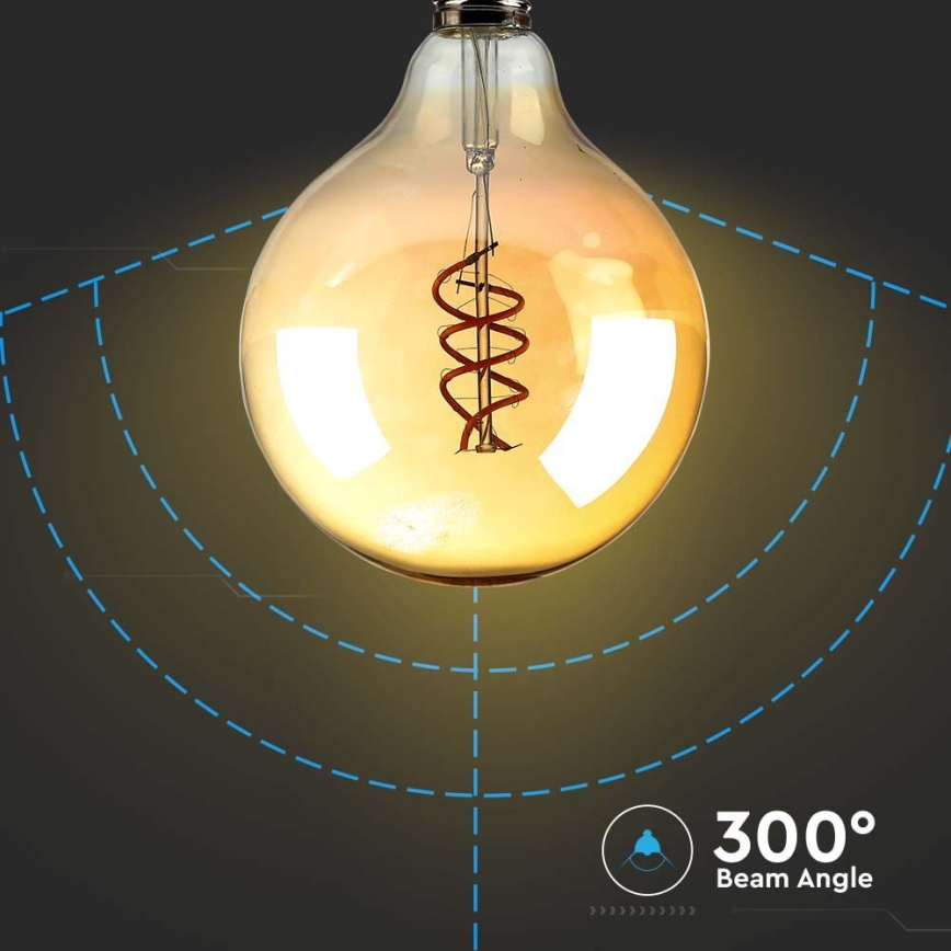 Λαμπτήρας LED FILAMENT G125 E27/6W/230V 1800K