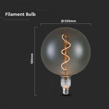 Λαμπτήρας LED FILAMENT G200 E27/4W/230V 2700K