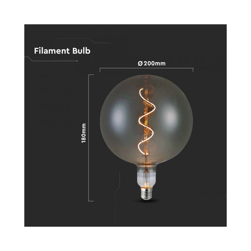 Λαμπτήρας LED FILAMENT G200 E27/4W/230V 2700K