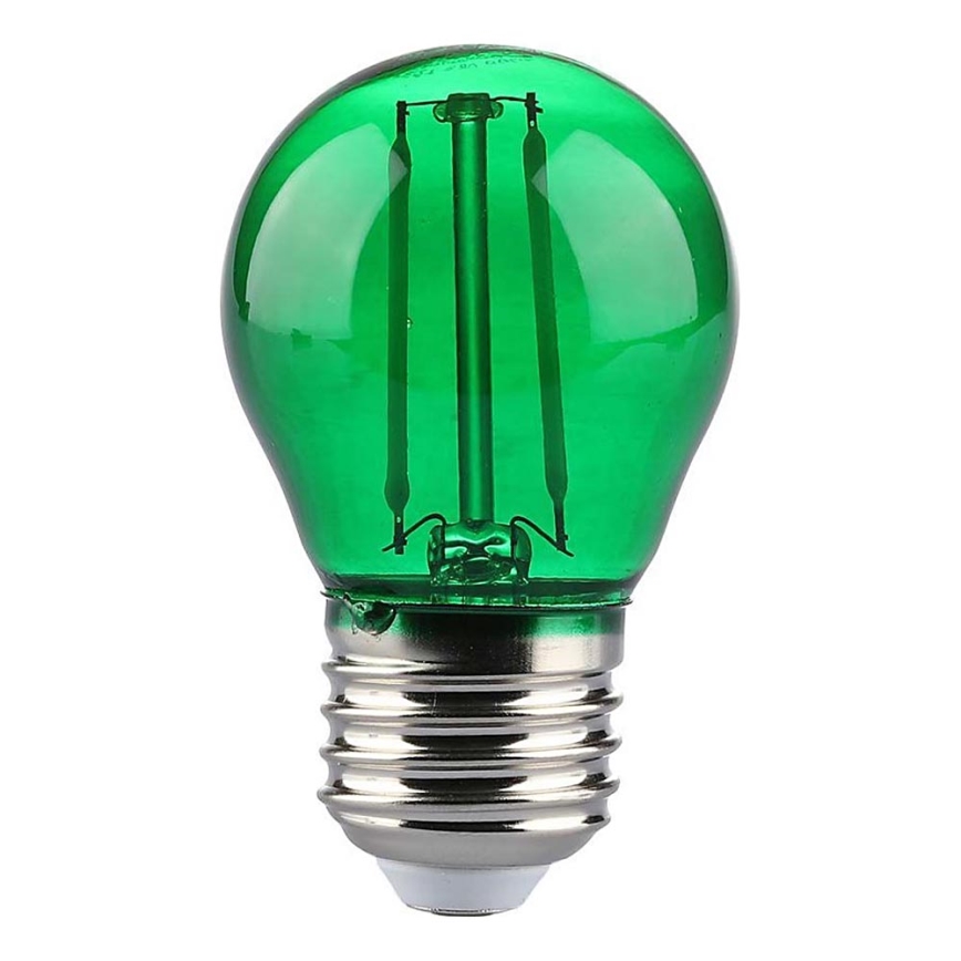 Λαμπτήρας LED FILAMENT G45 E27/2W/230V πράσινο