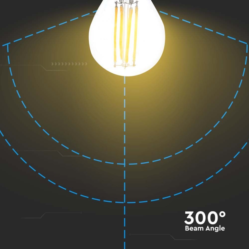 Λαμπτήρας LED FILAMENT G45 E27/6W/230V 4000K