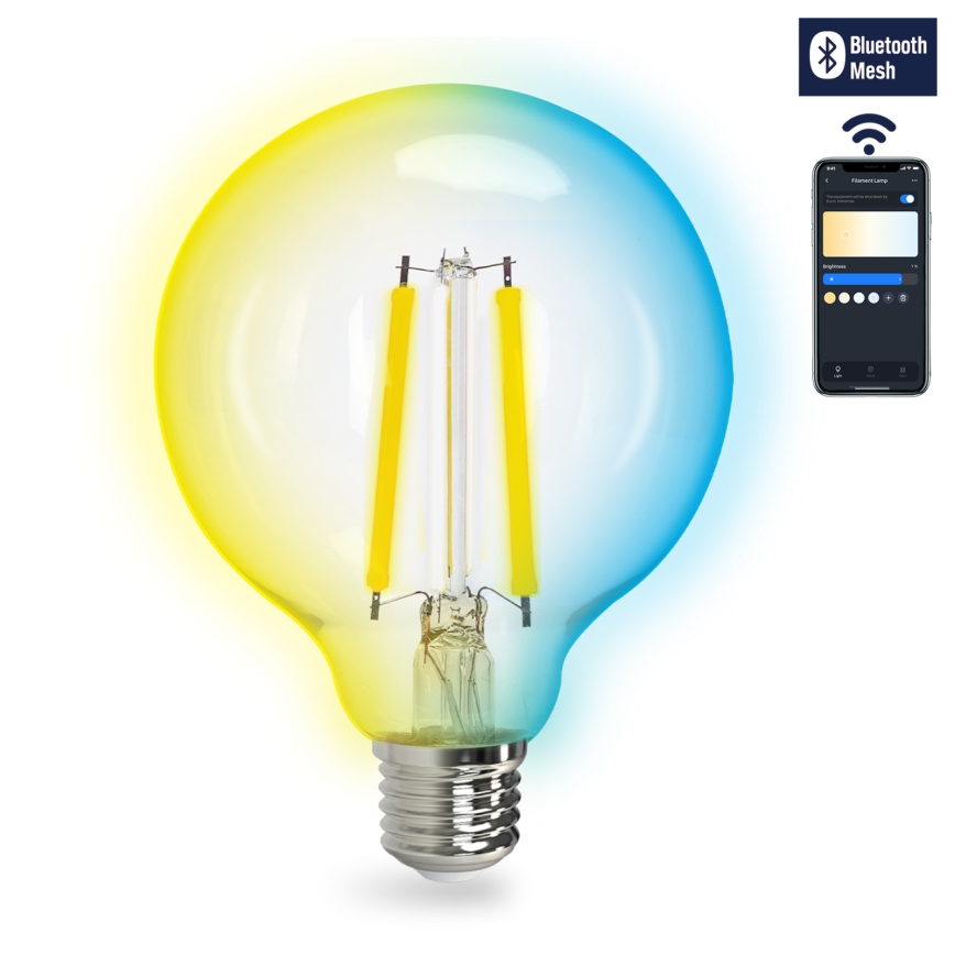 Λαμπτήρας Dimming LED FILAMENT MESH Smart G95 E27/6W/230V 2700-6500K - Aigostar