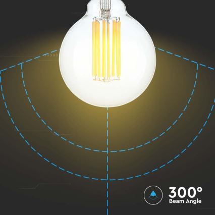 Λαμπτήρας LED FILAMENT G95 E27/6W/230V 3000K