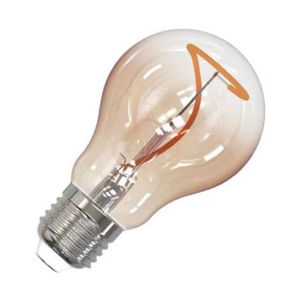 Λαμπτήρας LED FILAMENT SHAPE A60 E27/4W/230V 1800K καφέ