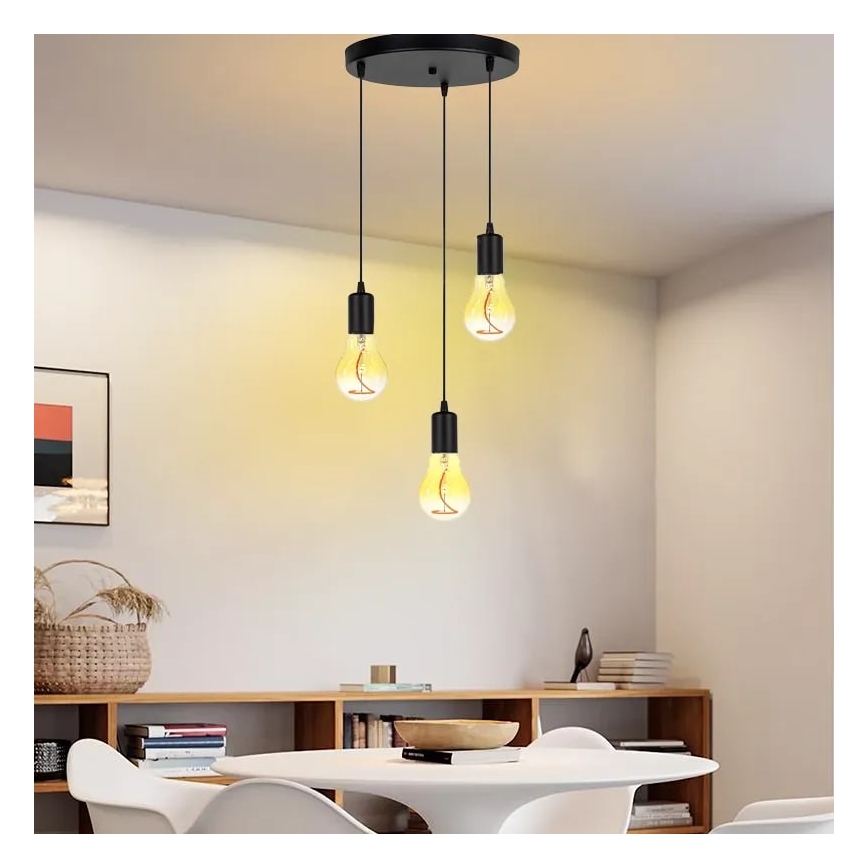 Λαμπτήρας LED FILAMENT SHAPE A60 E27/4W/230V 1800K κίτρινο