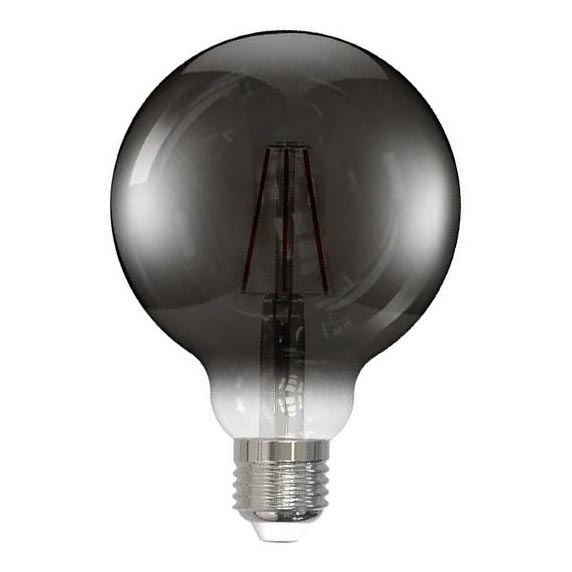 Λαμπτήρας LED FILAMENT SMOKE G95 E27/4W/230V 2000K