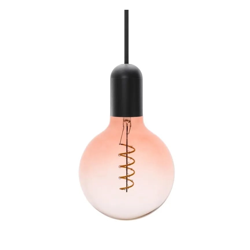 Λαμπτήρας LED FILAMENT SPIRAL G125 E27/4W/230V 2000K ροζ