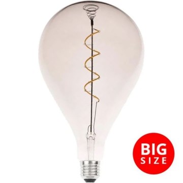 Λαμπτήρας LED FILAMENT SPIRAL SMOKE A165 E27/4W/230V 2000K