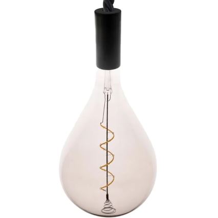 Λαμπτήρας LED FILAMENT SPIRAL SMOKE A165 E27/4W/230V 2000K