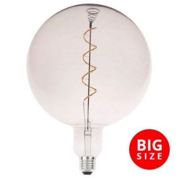 Λαμπτήρας LED FILAMENT SPIRAL SMOKE G200 E27/4W/230V 2000K