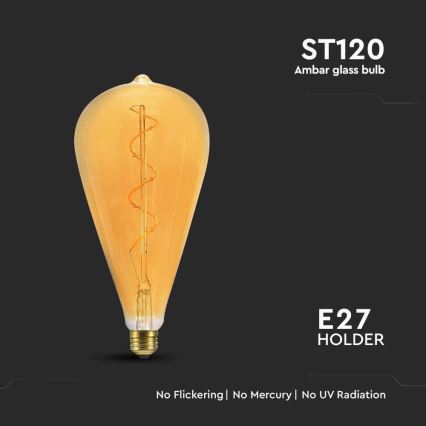 Λαμπτήρας LED FILAMENT ST120 E27/4W/230V 2700K