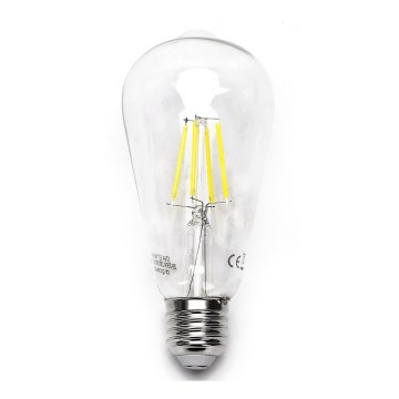 Λαμπτήρας LED FILAMENT ST64 E27/6W/230V 6500K - Aigostar