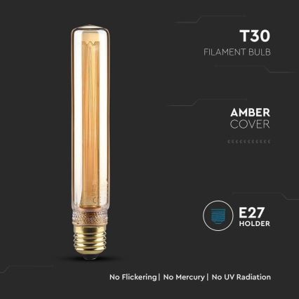 Λαμπτήρας LED FILAMENT T30 E27/2W/230V 1800K Art Edition