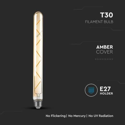 Λαμπτήρας LED FILAMENT T30 E27/7W/230V 2200K