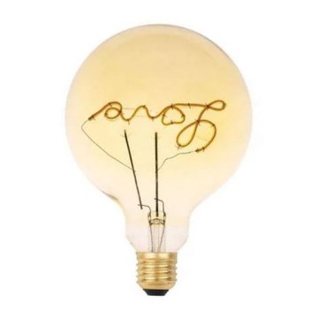 Λαμπτήρας LED FILAMENT VINTAGE LOVE G125 E27/2W/230V 2000K