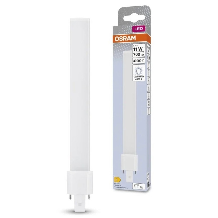 Λαμπτήρας LED G23/6W/230V 4000K - Osram