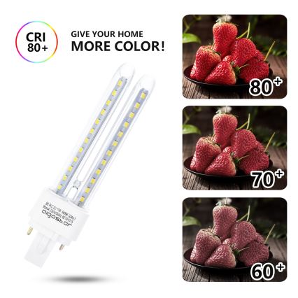 Λαμπτήρας LED G24D-3/11W/230V 6500K - Aigostar