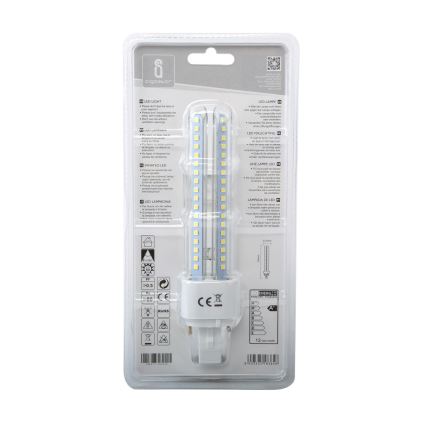 Λαμπτήρας LED G24D-3/12W/230V 6500K - Aigostar