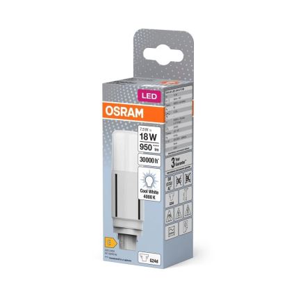 Λαμπτήρας LED G24d/7,5W/230V 4000K - Osram