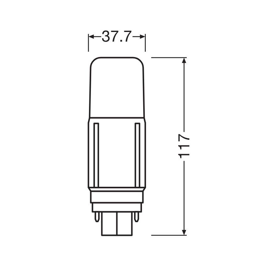 Λαμπτήρας LED G24d/7,5W/230V 4000K - Osram