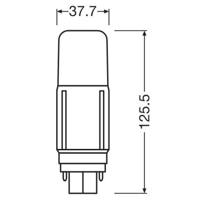 Λαμπτήρας LED G24d/9,5W/230V 3000K - Osram