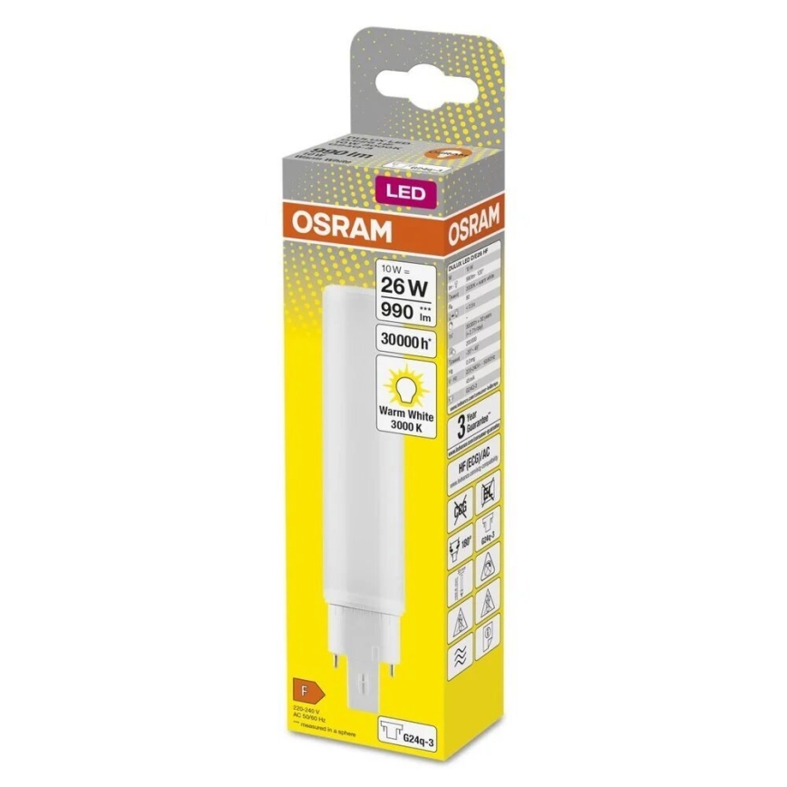 Λαμπτήρας LED G24q-3/10W/230V 3000K - Osram